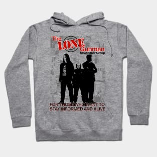 The Lone Gunman Newspaper Group Hoodie